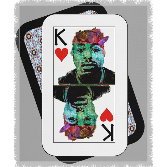 Play Your Hand...King Heart No. 2 Woven Blanket