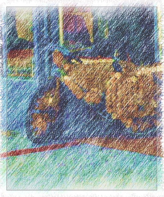 Street Scene West End Woven Blanket