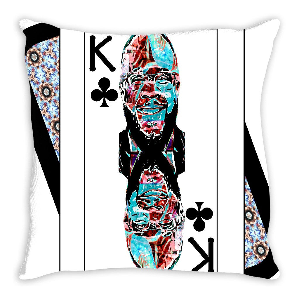 Play Your Hand...King Club No. 2 Throw Pillow