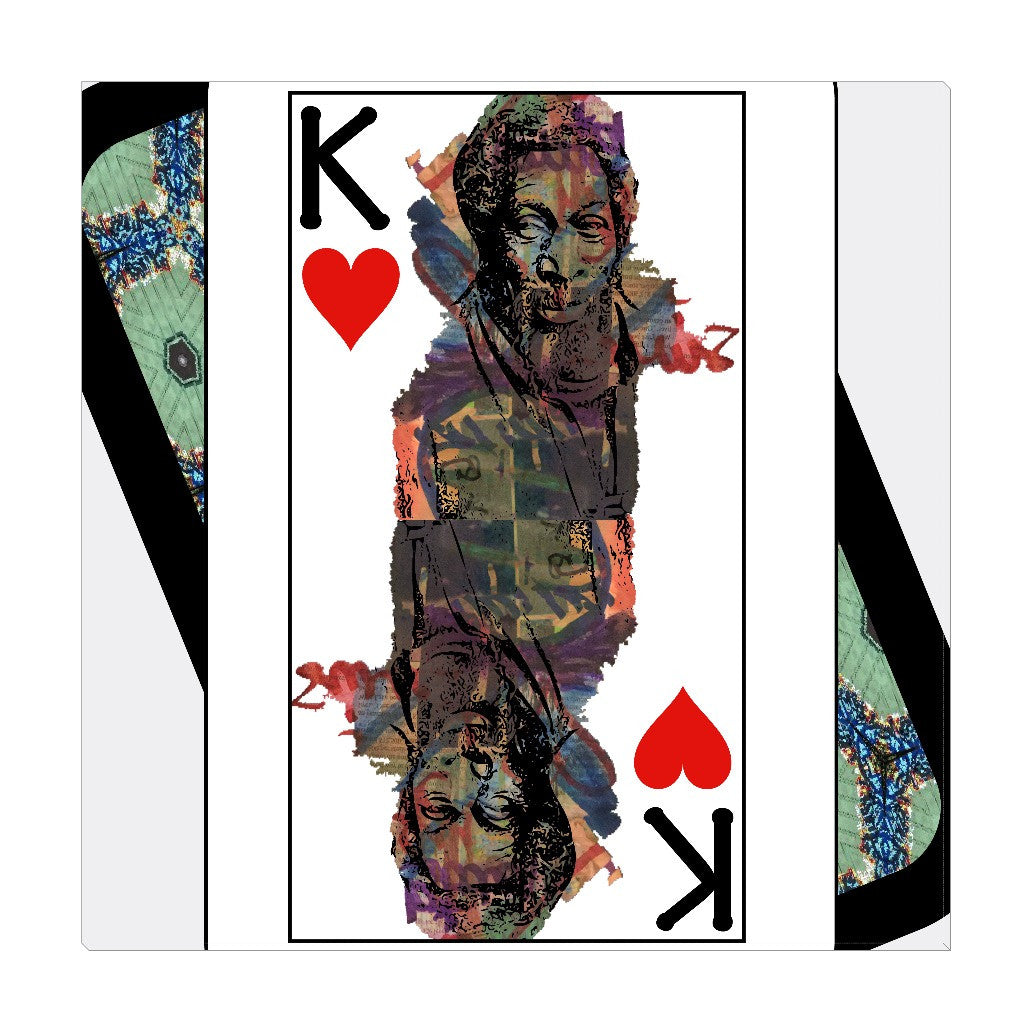 Play Your Hand...King Heart No. 1 Wrapped Canvas