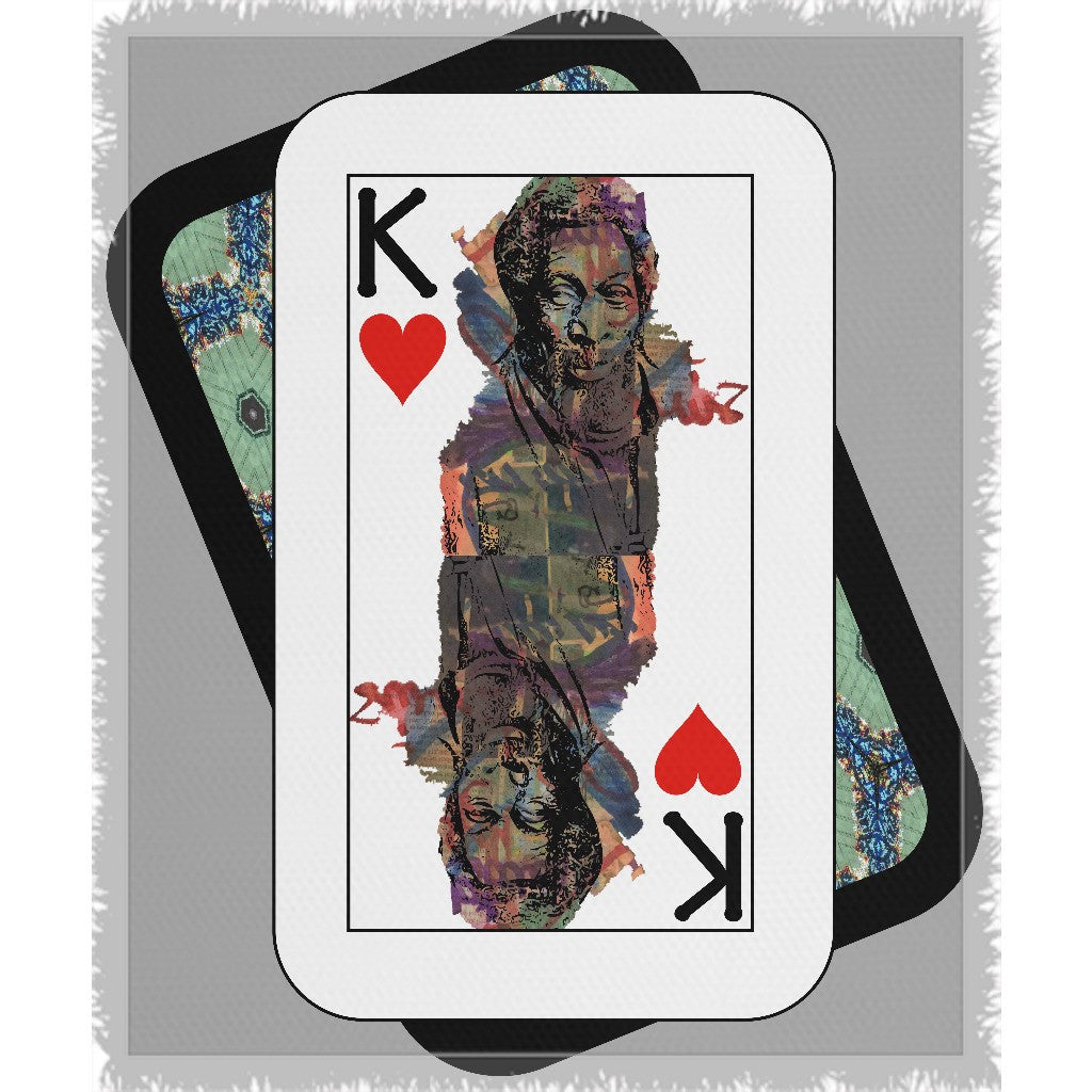 Play Your Hand...King Heart No. 1 Woven Blanket