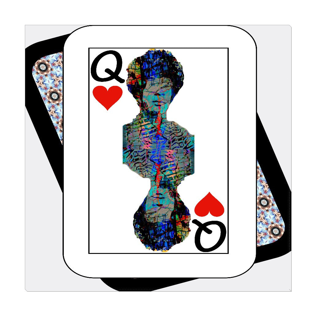 Play Your Hand...Queen Heart No. 2 Wrapped Canvas