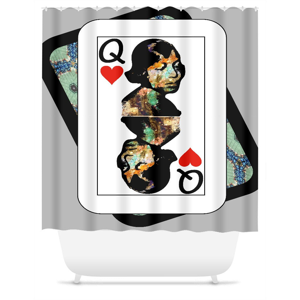 Play Your Hand...Queen Heart No. 1 Shower Curtain