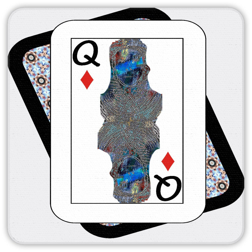 Play Your Hand...Queen Diamond No. 2 Coaster Set