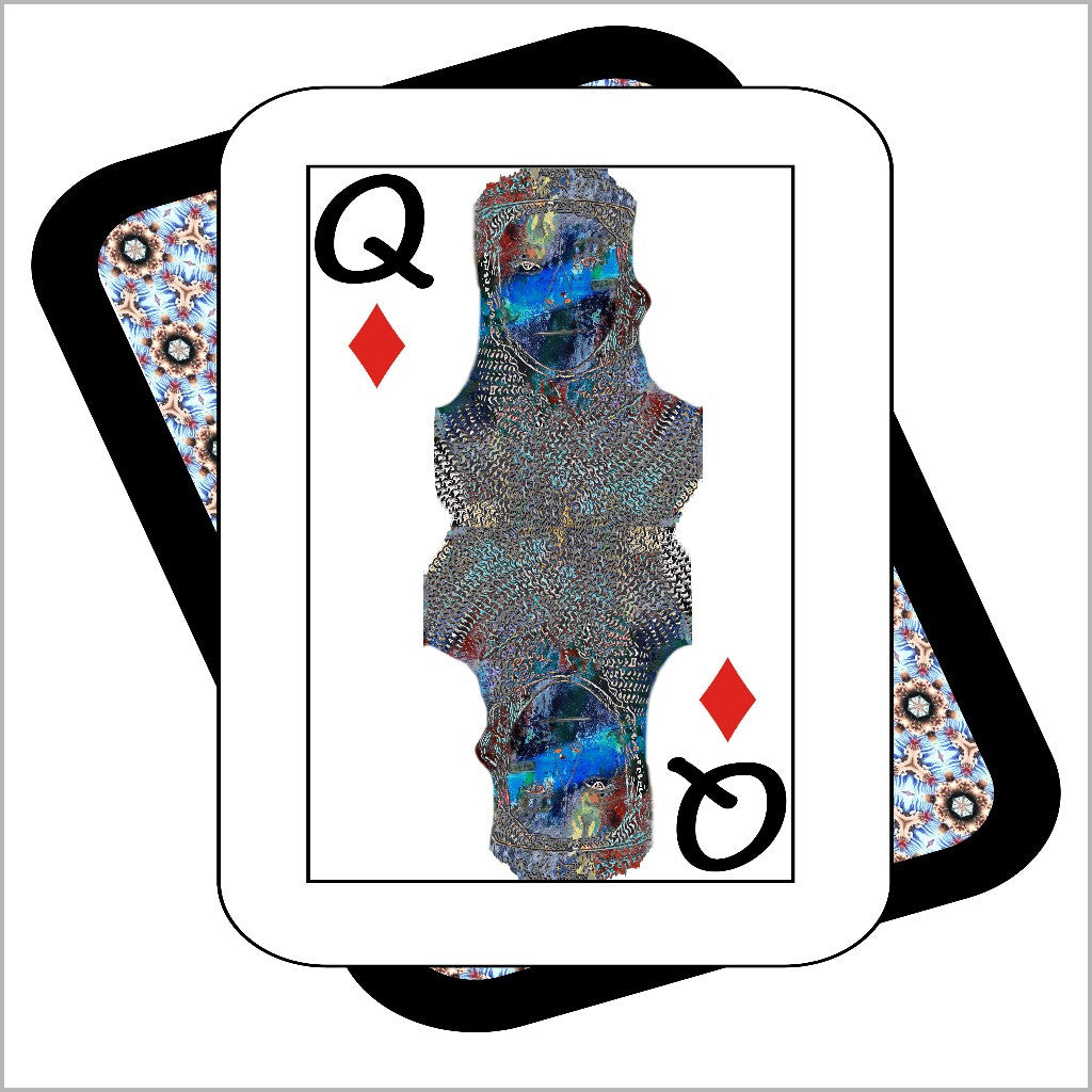 Play Your Hand...Queen Diamond No. 2 Canvas Poster