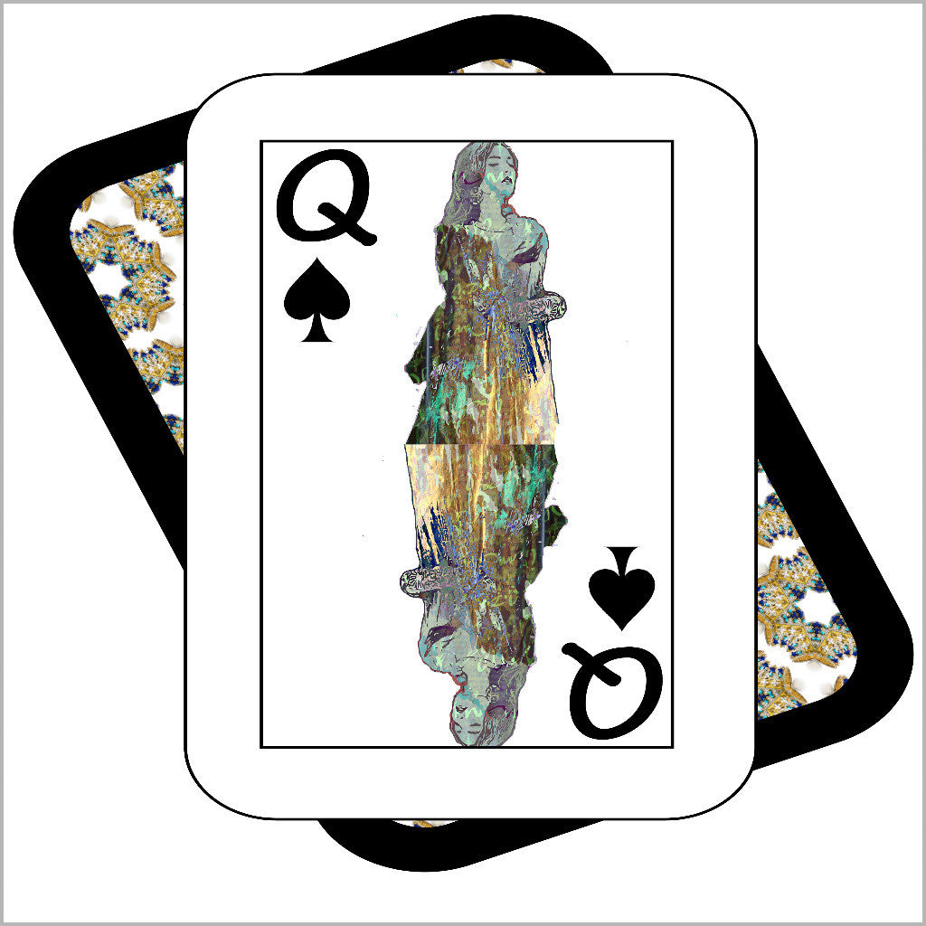 Play Your Hand...Queen Spade No. 3 Canvas Poster