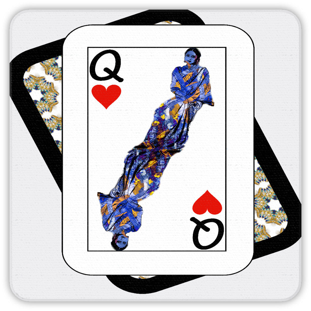 Play Your Hand...Queen Heart No. 3 Coaster Set