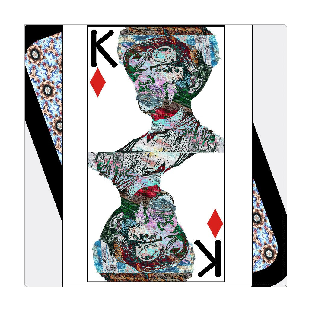 Play Your Hand...King Diamond No. 2 Wrapped Canvas