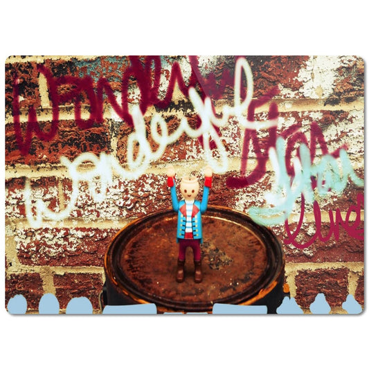 Headless Revolutionary No. 6 Glass Cutting Board