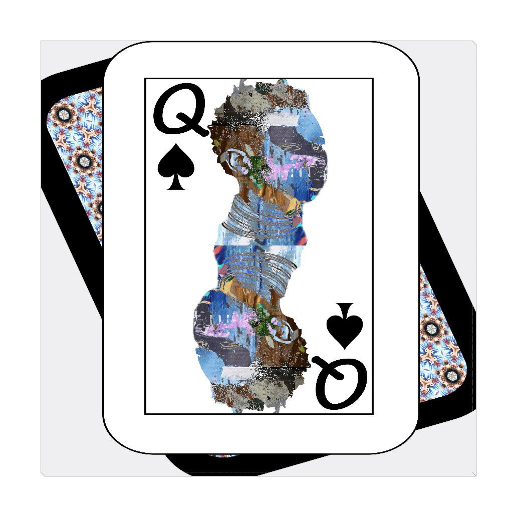 Play Your Hand...Queen Spade No. 2 Wrapped Canvas