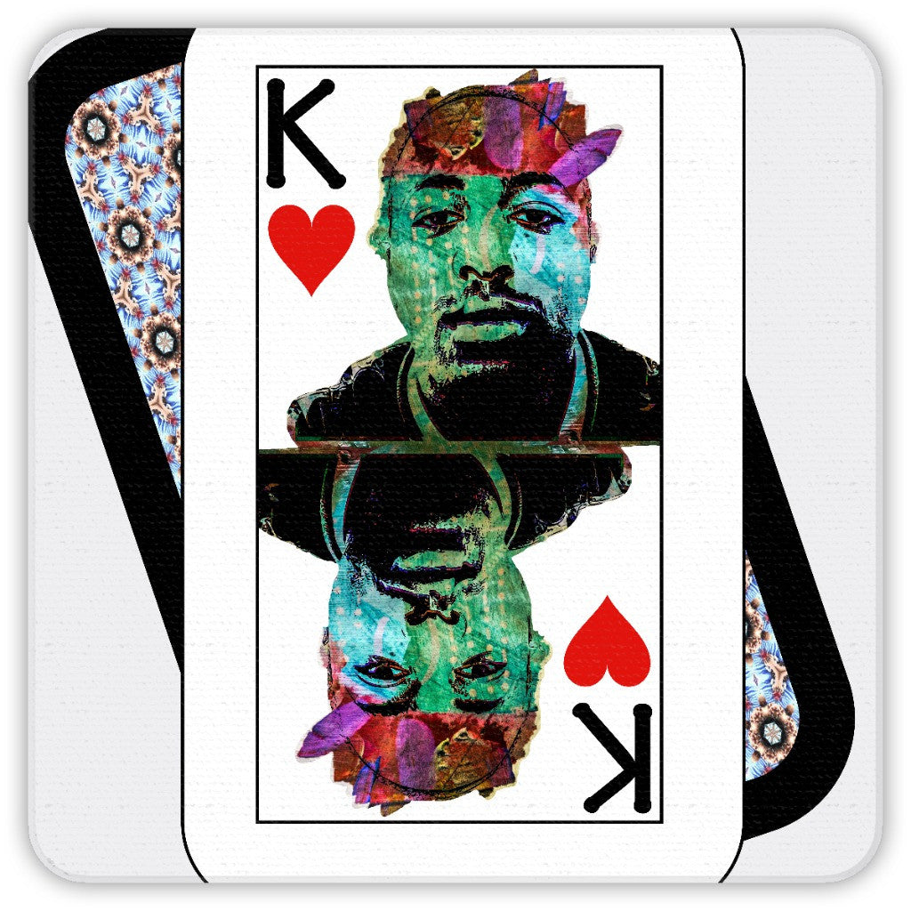 Play Your Hand...King Heart No. 2 Coaster Set