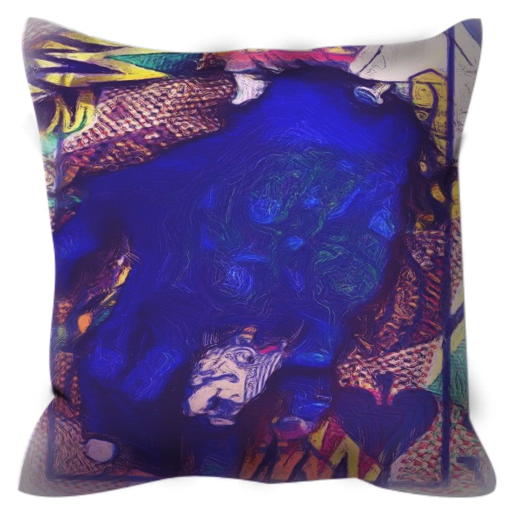 Play Your Hand Throw Pillow