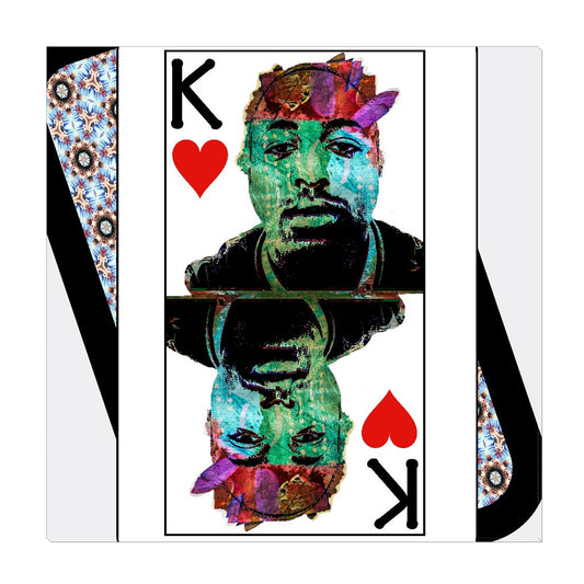 Play Your Hand...King Heart No. 2 Wrapped Canvas