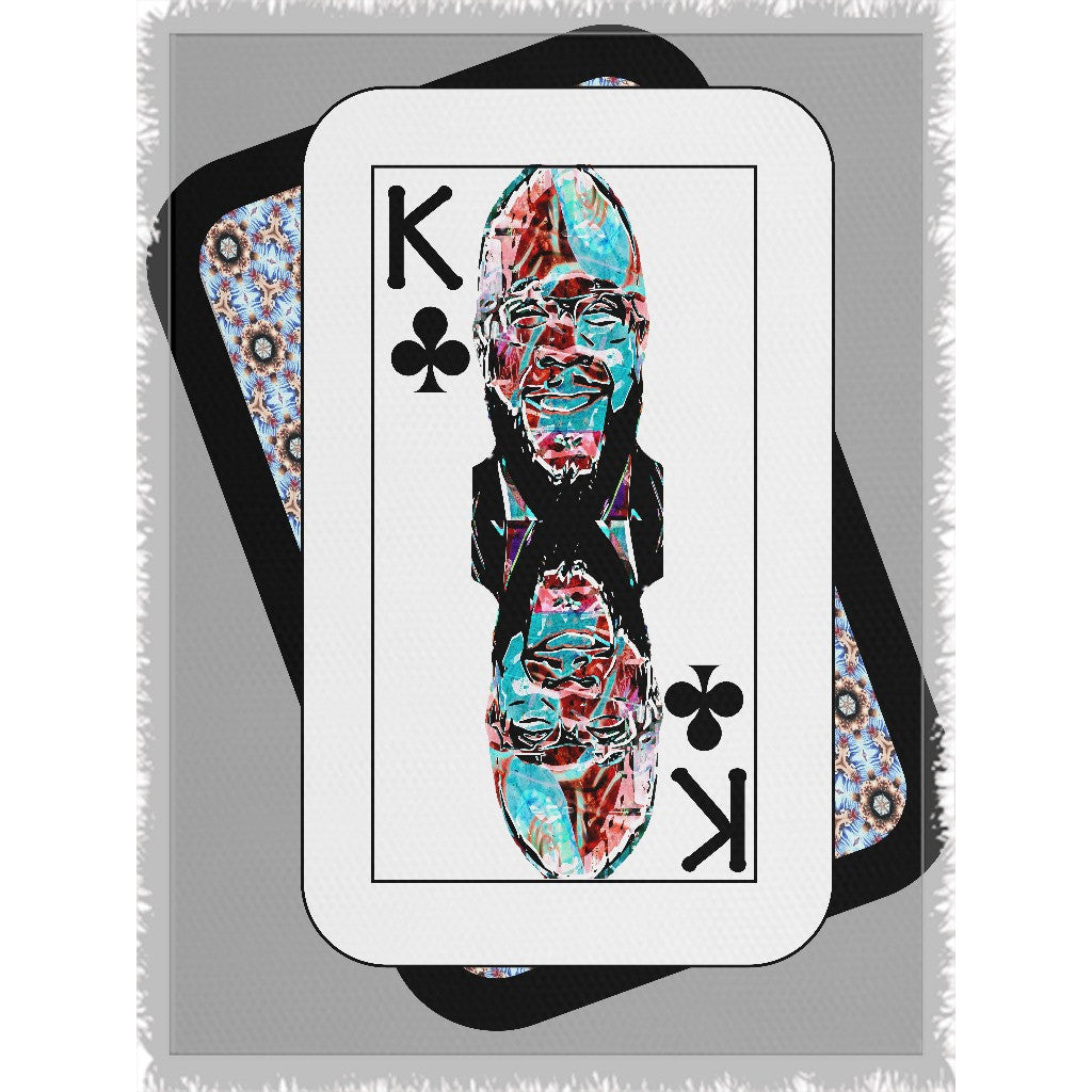 Play Your Hand...King Club No. 2 Woven Blanket